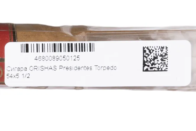 Контрэтикетка Orishas Presidentes Torpedo 54*5 1/2