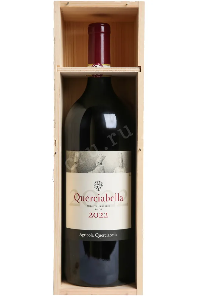 В деревянной коробке Querciabella Chianti Classico in wooden box 2020 1.5 л
