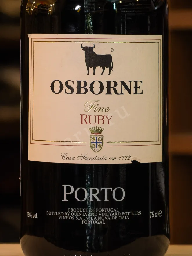 В магазине Крю Профи Osborne Fine Ruby 2020 0.75 л