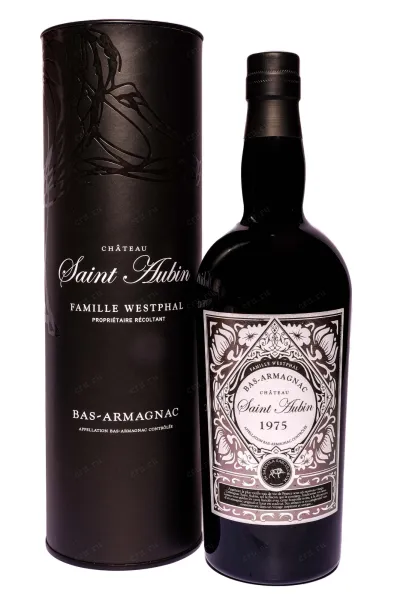 Арманьяк Saint Aubin Bas-Armagnac in tube 1975 0.7 л