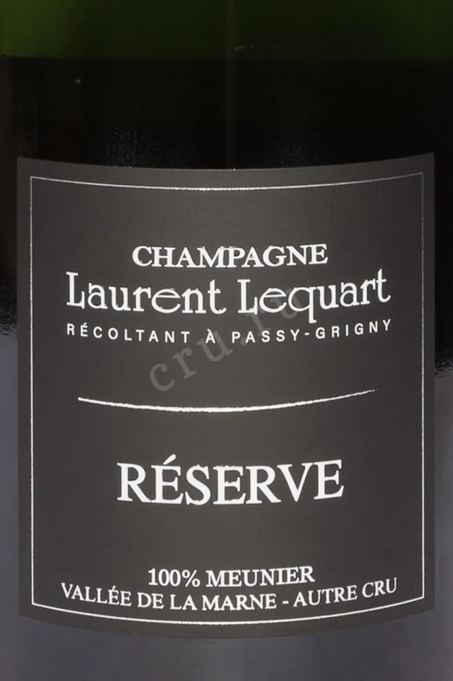Этикетка Laurent Lequart Reserve in gift box 2021 3 л