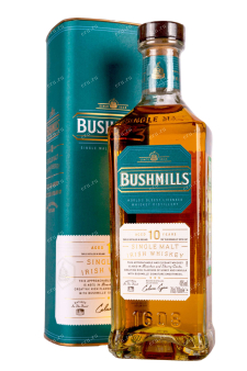 Виски Bushmills Single Malt 10 years with gift box  0.7 л