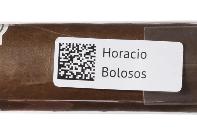 Контрэтикетка Horacio Bolosos