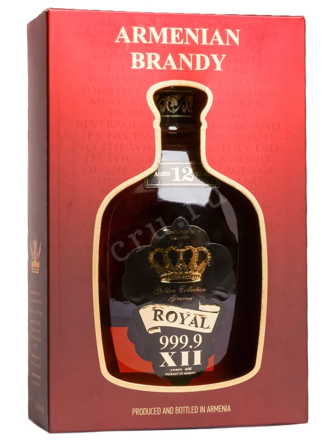 Подарочная коробка Ginevan Gold Collection 999.9 12 year in gift box 0.7 л