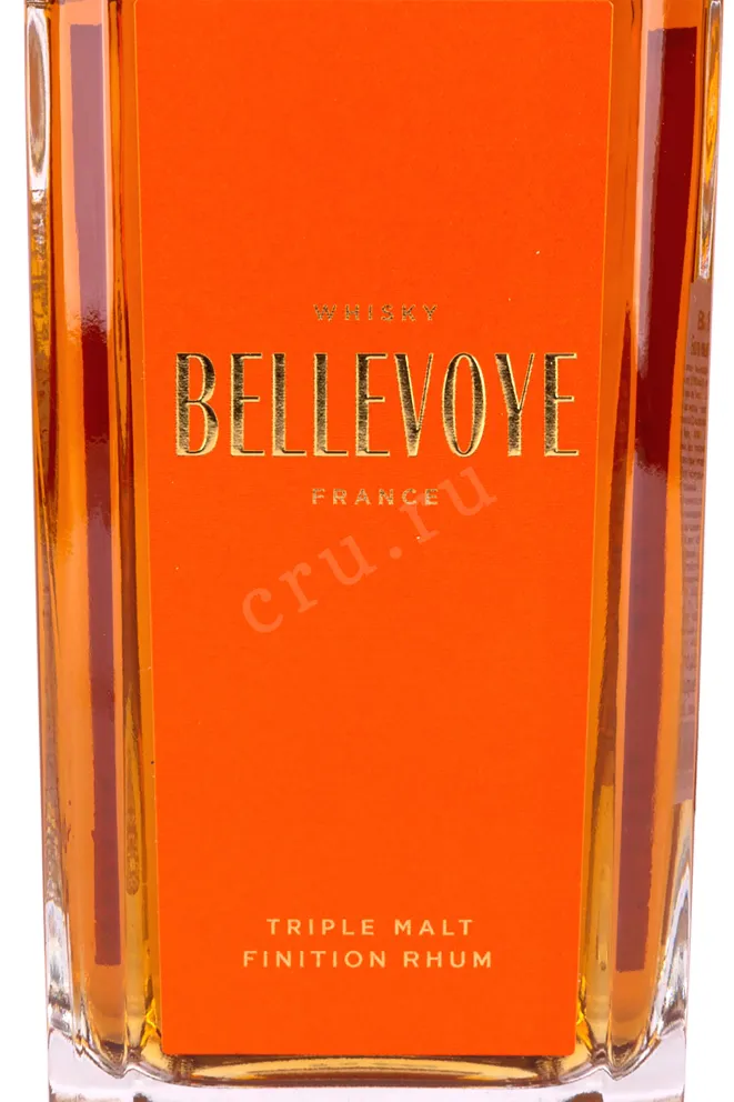 Этикетка Bellevoye Finition Rhum gift box  0.7 л