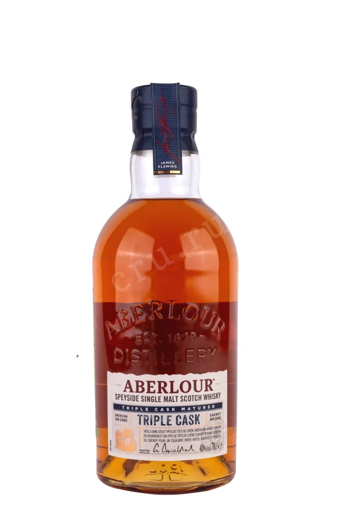 Бутылка Aberlour Triple Cask Matured Speyside single malt in tube 0.7 л