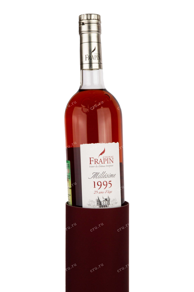 В тубе Frapin Millesime Cognac 25 ans age Grand Champagne in tube 1995 0.7 л