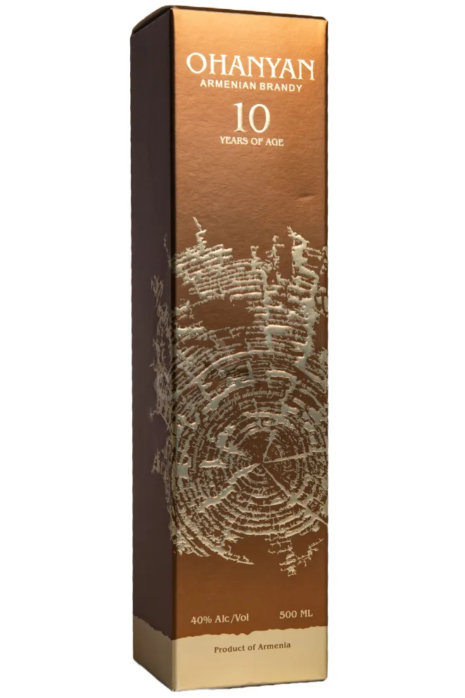 Подарочная коробка Ohanyan 10 Years in gift box 0.5 л