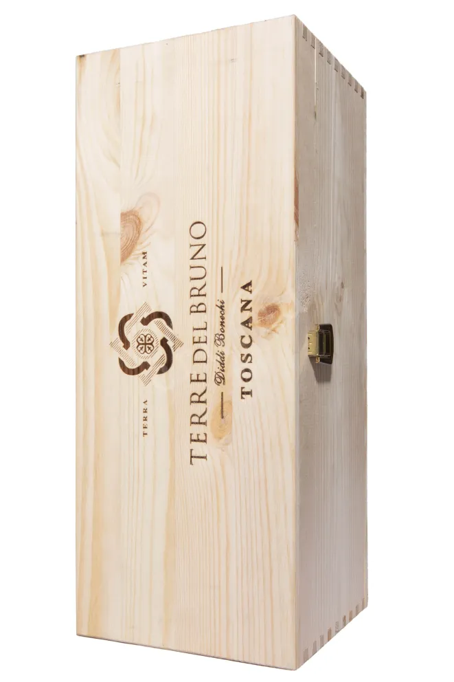 Деревянная коробка Terre del Bruno Gorgoli wooden box 2021 3 л