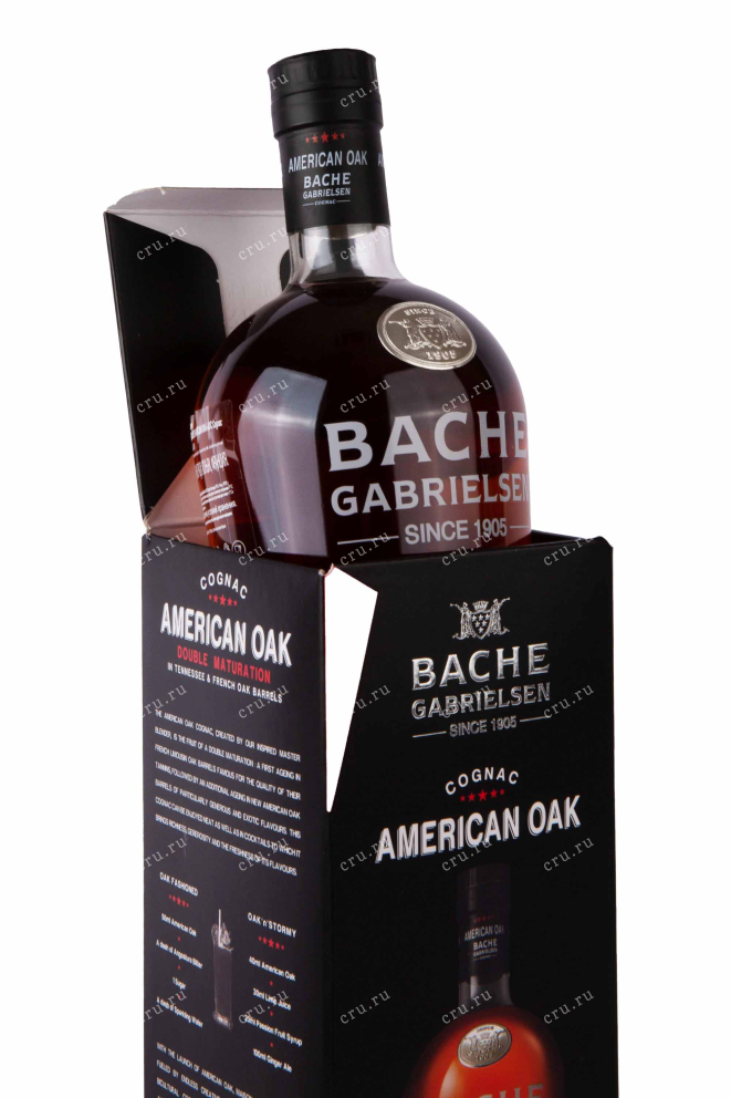 В подарочной коробке Bache-Gabrielsen American Oak gift box 0.7 л