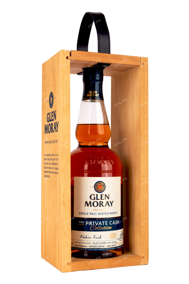 В деревянной коробке Glen Moray Private Cask Madeira Finish in gift box 0.7 л