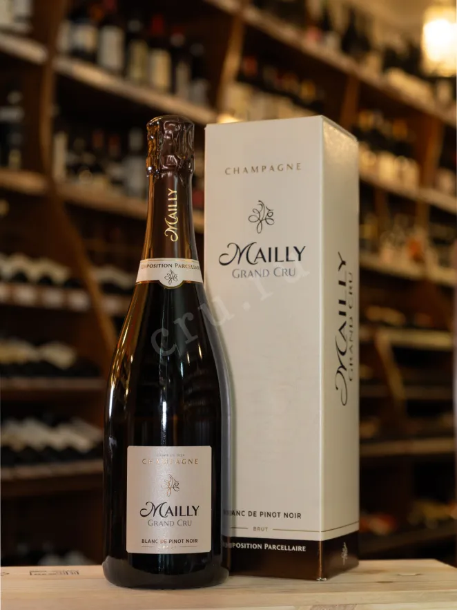 В магазине Крю Профи Mailly Blan de Pinot Noir gift box 2019 0.75 л