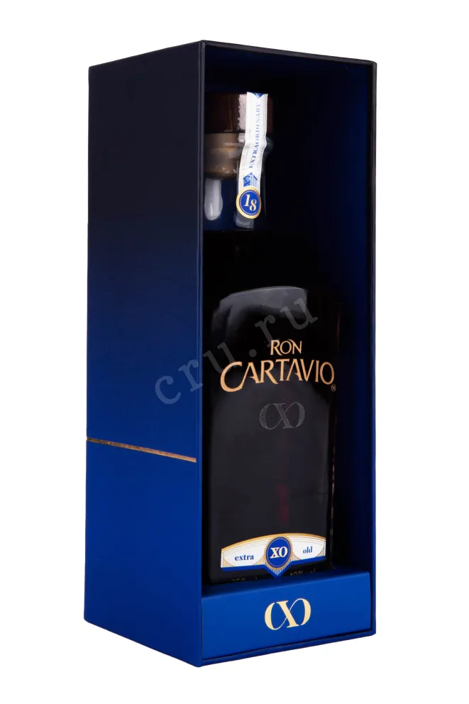 В подарочной коробке Cartavio XO 0.75 л