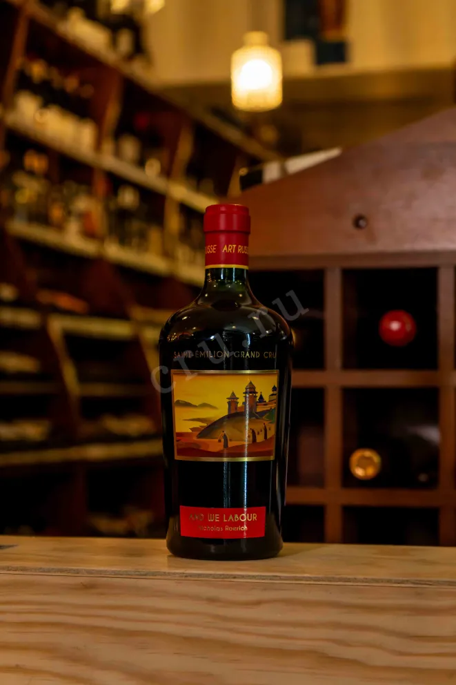 В магазине Крю Профи Chateau La Grace Dieu des Prieurs Art Russe Saint-Emilion Grand Cru gift set 6* in wooden box 2014 0.75 л