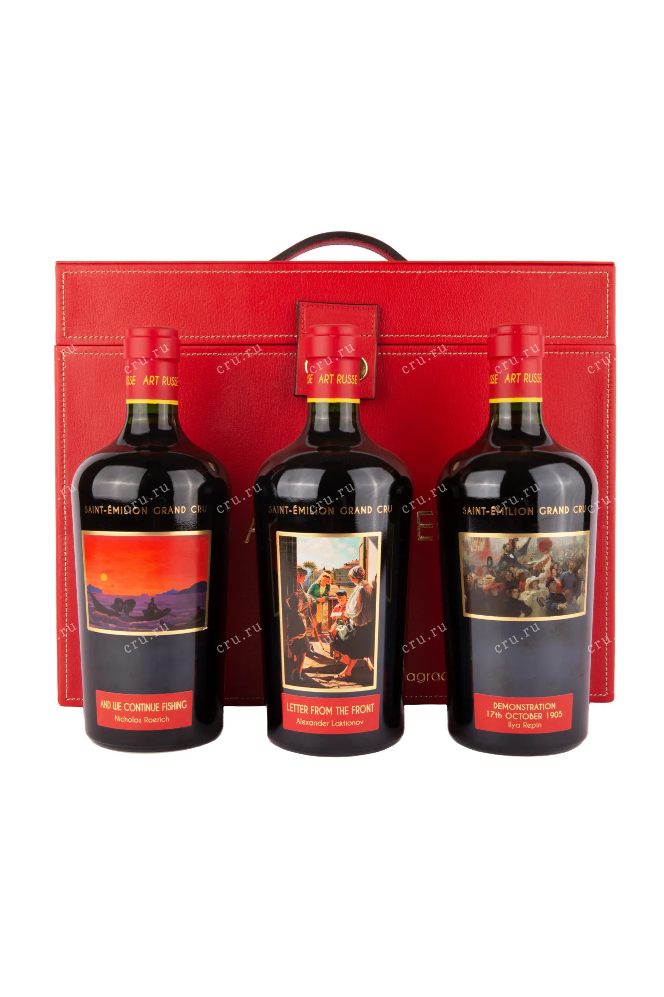 Фото — Вино Chateau La Grace Dieu des Prieurs Saint Emilion Grand Cru gift set 3*0.75 л