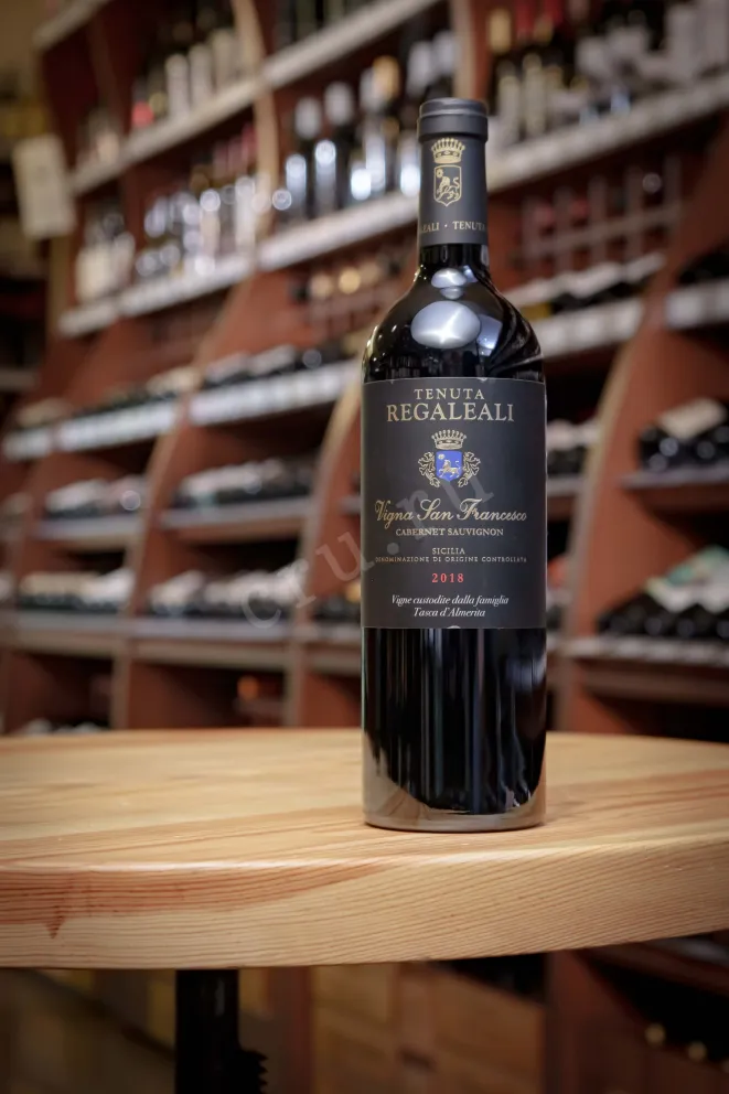 В магазине Крю Профи Tasca d'Almerita Cabernet Sauvignon Vigna San Francesco 2018 0.75 л