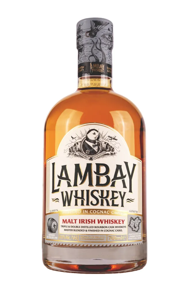 Бутылка Lambay Malt Irish Whiskey in gift box 0.7 л