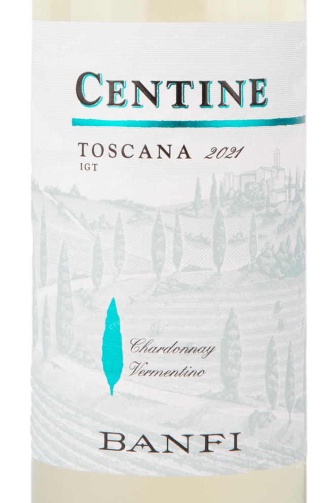 Этикетка вина Чентине Тоскана 2021 0.75