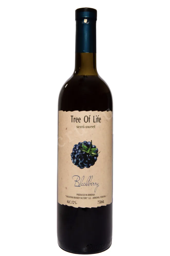 Вино Tree of Life Blackberry Semi-Sweet 0.75 л