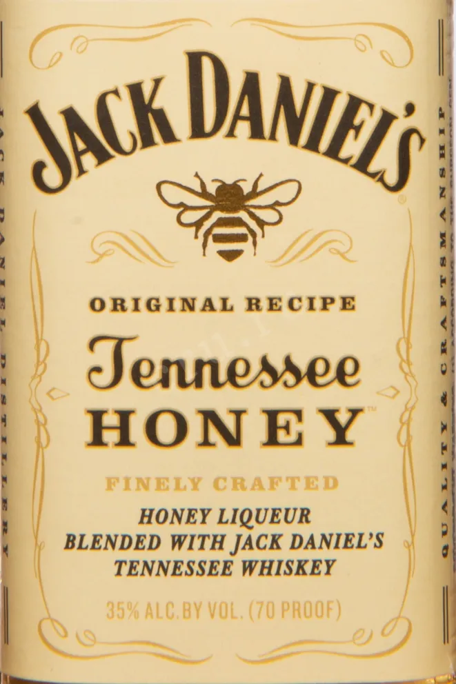 Этикетка Jack Daniel's Tennessee Honey 0.05 л