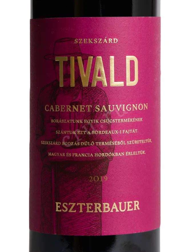 Этикетка Eszterbauer Tivald Cabernet Sauvignon 2019 0.75 л