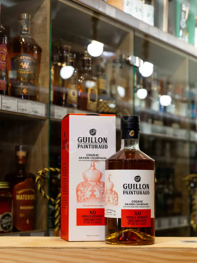 В магазине Крю Профи Guillon Painturaud XO Vielle Reserve 1er Cru de Cognac in gift box 0.7 л
