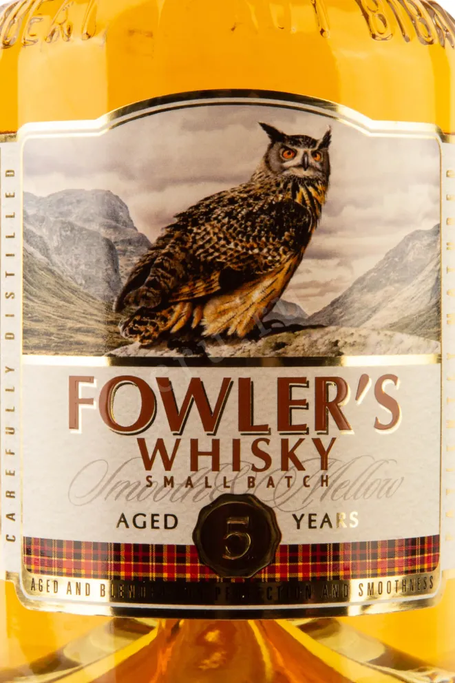 Этикетка Fowlers 5 years 0.5 л