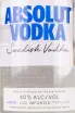 Этикетка Absolut 0.7 л