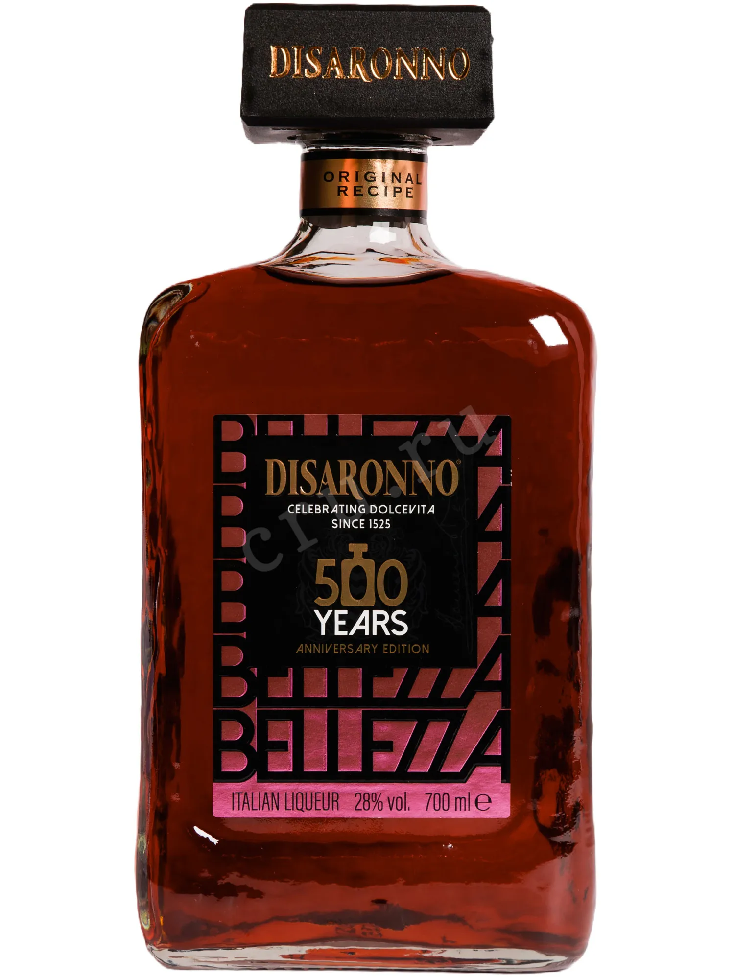 Фото — Ликер Disaronno Original 500 Years Anniversary Edition  0.7 л