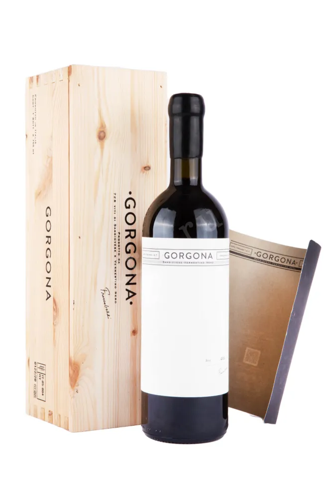 Вино Frescobaldi Gorgona Rosso Costa Toscana in wooden box 2018 0.75 л