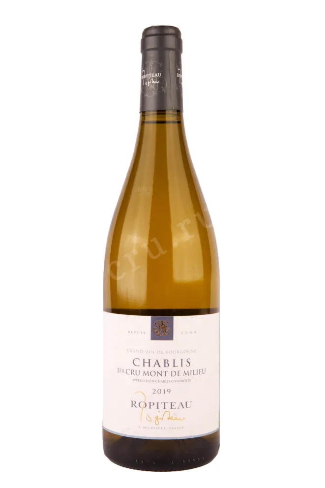 Вино Ropiteau Mont de Milieu Chablis 1er Cru 2019 0.75 л