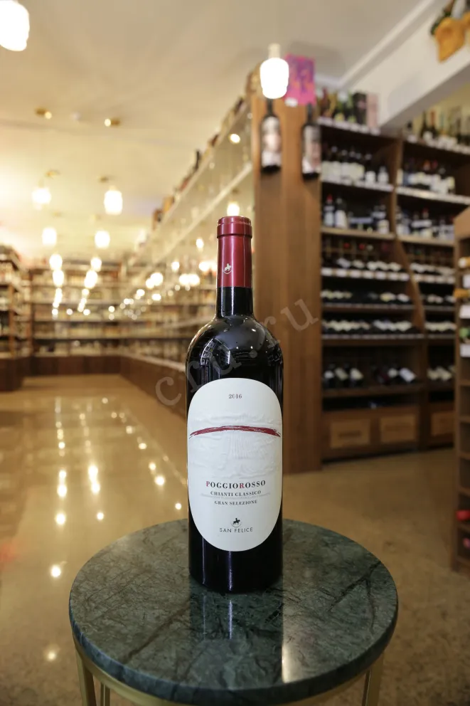 В магазине Крю Профи Poggio Rosso Chianti Classico Gran Selezione 2016 0.75 л