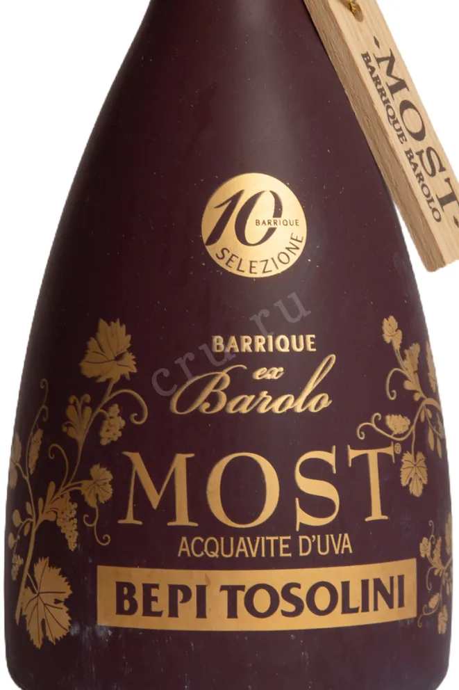 Этикетка Bepi Tosolini Most Barrique ex Barolo 0.7 л