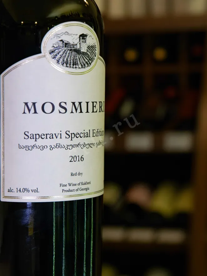 В магазине Крю Профи Mosmieri Saperavi Special Edition 2016 0.75 л