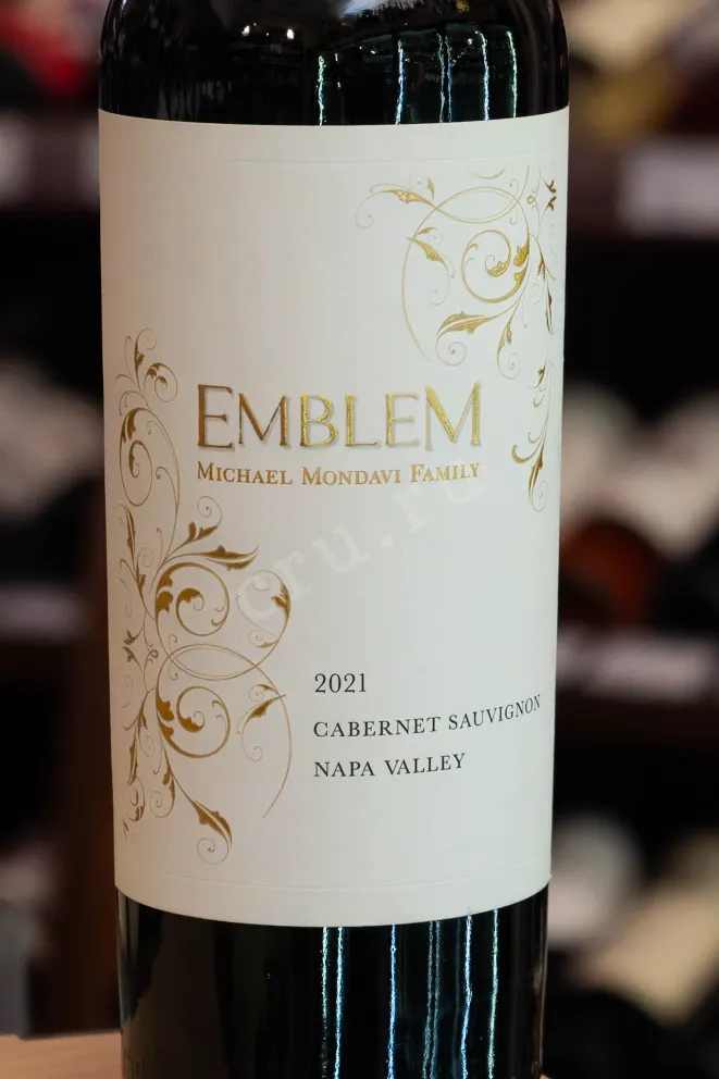 В магазине Крю Профи Michael Mondavi Emblem Cabernet Sauvignon Napa Valley 2021 0.75 л