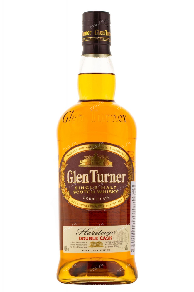 Виски Glen Turner Heritage Double Cask Port Cask Finish in tube  0.7 л