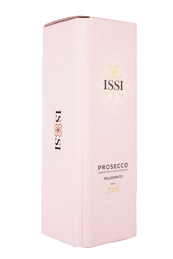 Подарочная коробка Issi Prosecco DOC Millesimato Brut in gift box 2020 0.75 л