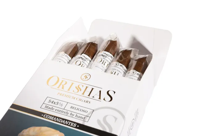 Коробка с сигарами Orishas Comandantes Belicoso 54*5.5