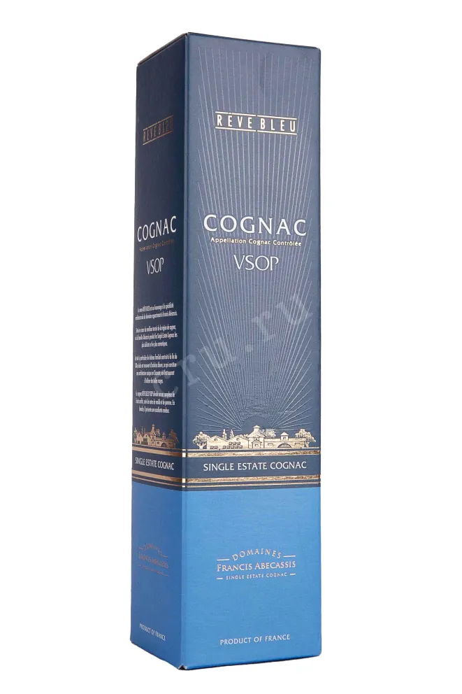 Подарочная коробка Reve Bleu VSOP in gift box 0.5 л