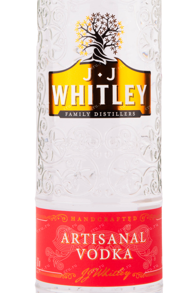 Этикетка водки J.J. Whitley Artisanal 0.7