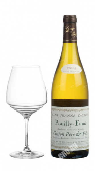 Вино Gitton Pere Fils Pouilly Fume Clos Joanne d'Orion 2020 0.75 л