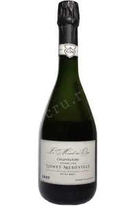 Шампанское Gonet-Medeville Le Mesnil sur oger Champ d'Alouette Grand Cru 2007 0.75 л