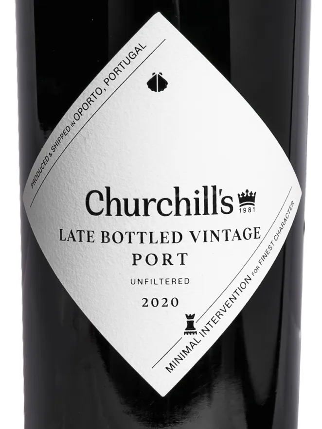 Этикетка Churchill's Late Bottled Vintage Port 2020 0.75 л