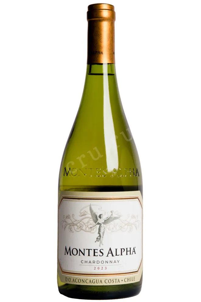 Бутылка Montes Alpha Chardonnay in gift box 2023 0.75 л