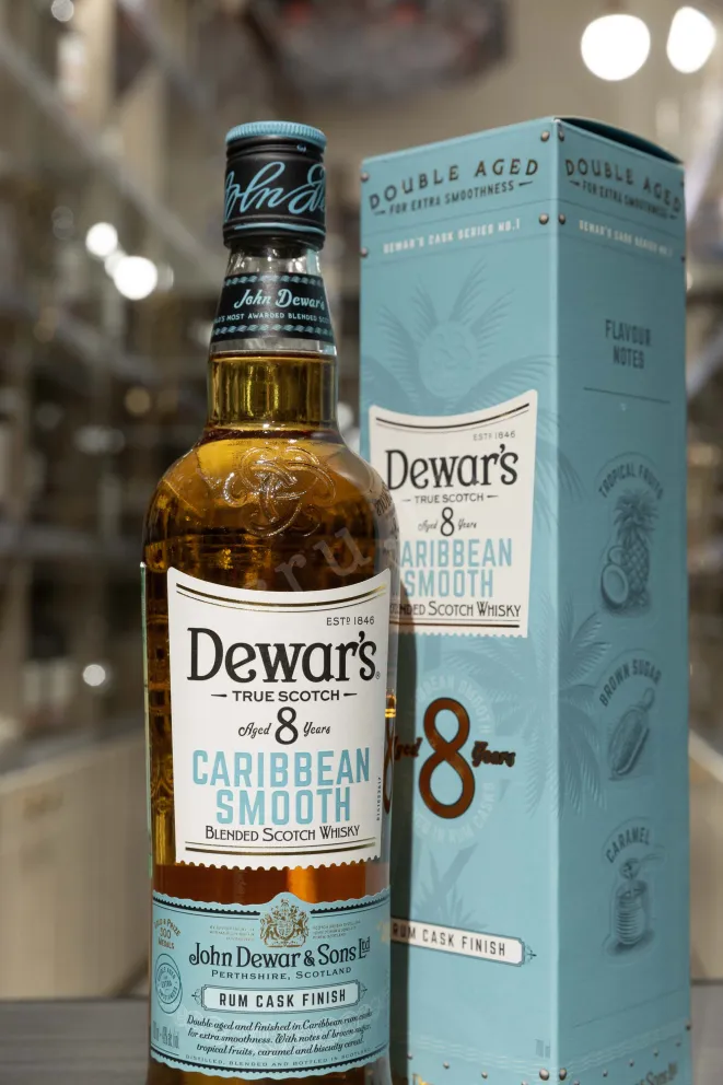 В магазине Крю Профи Dewar's Caribbean Smooth 8 Years Old with gift box 0.7 л