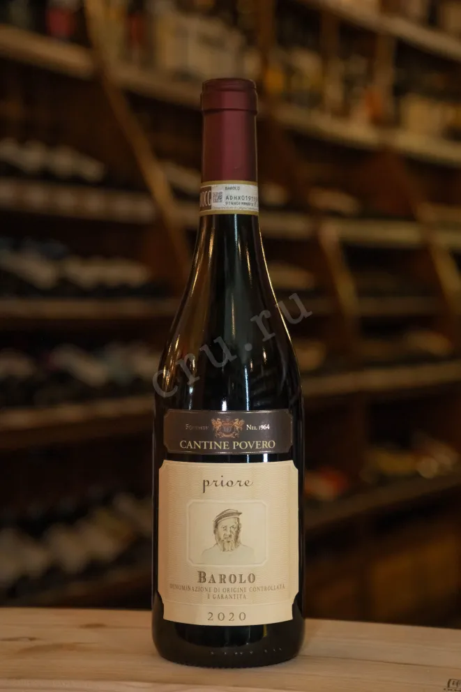 В магазине Крю Профи Cantine Povero Barolo Priore DOCG 2019 0.75 л