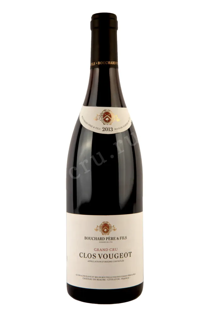 Вино Clos Vougeot Gran Cru Bouchard Pere & Fils 2013 0.75 л