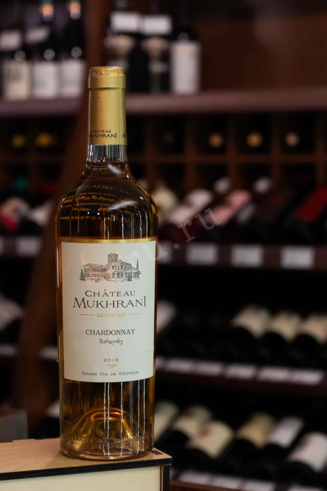 Вино Chateau Mukhrani Chardonnay 2018 0.75 л