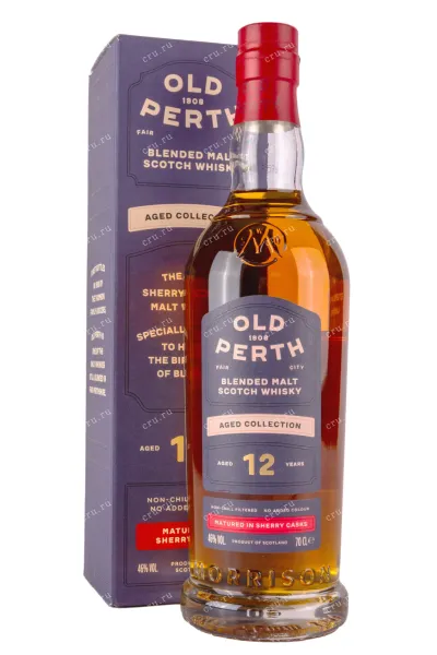 Виски Old Perth 12 year old in gift box  0.7 л