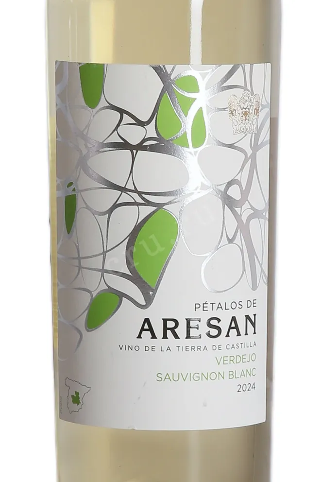 Этикетка Petalos de Aresan Verdejo Suvignon Blanc 2024 0.75 л